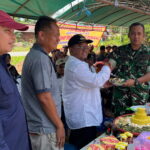 Komandan Kodim 1015/Sampit Pimpin Peletakan Batu Pertama Koperasi Desa Merah Putih, Wujudkan Kemandirian Ekonomi Desa