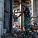 Satgas TMMD ke 126 Kodim Pacitan Dalam Pembuatan Kamar Mandi Mushola Mencapai Progres 90 Persen  