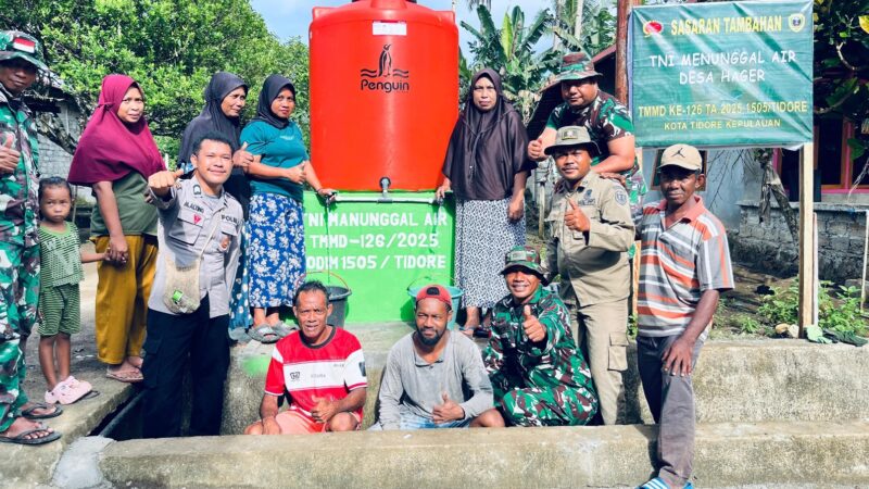 Tuntas Sesuai Target, TMMD Ke-126 Kodim 1505/Tidore Bawa Senyum di Tengah Masyarakat