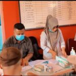 Satgas Pamtas Yonif 763/SBA Pos Joshiro Gelar Pemeriksaan Kesehatan