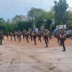 Guna Menjaga Kebugaran Prajurit, Kodim 1015/Sampit Gelar Olahraga Bersama