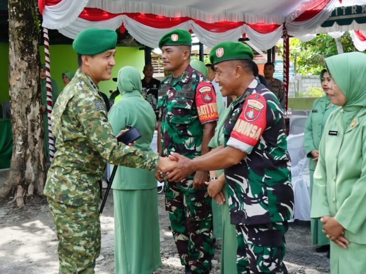 Pererat Silaturahmi, Dandim 1016/Palangka Raya Kunjungi Koramil Jajaran