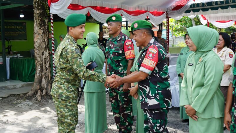 Pererat Silaturahmi, Dandim 1016/Palangka Raya Kunjungi Koramil Jajaran