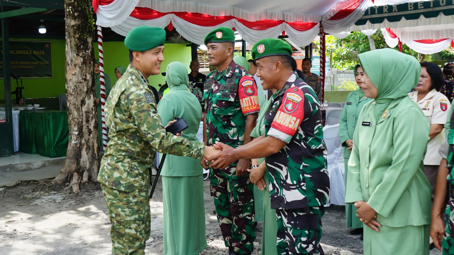 Pererat Silaturahmi, Dandim 1016/Palangka Raya Kunjungi Koramil Jajaran