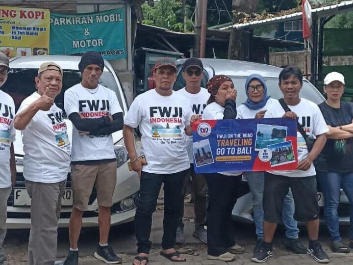 Start dari Jakarta, Ketum Lepas Rombongan FWJI On The Road Traveling Go To Bali