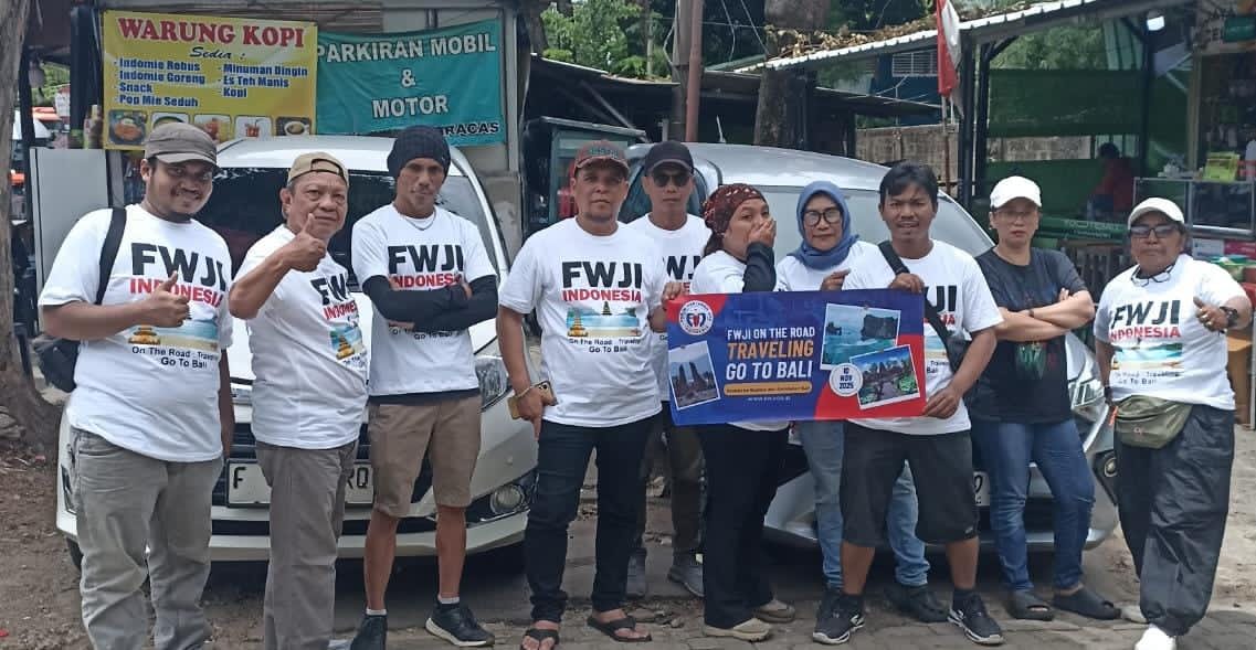 Start dari Jakarta, Ketum Lepas Rombongan FWJI On The Road Traveling Go To Bali