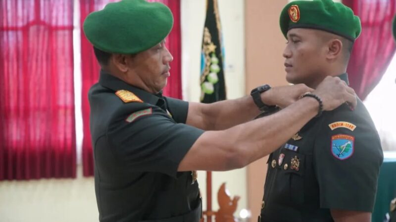 Korem 121/Abw Gelar Acara Sertijab Komandan Kodim 1208/Sambas