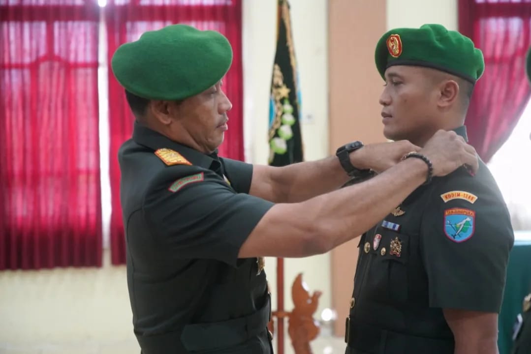 Korem 121/Abw Gelar Acara Sertijab Komandan Kodim 1208/Sambas