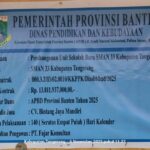 Proyek Pembangunan SMAN 33 Kabupaten Tangerang Bernilai Rp13,8 Miliar Diduga Abaikan Standar K3