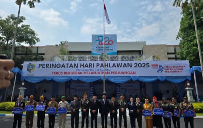 Bupati Tulungagung Hadir Langsung Dalam Peringatan Hari Pahlawan Tahun 2025