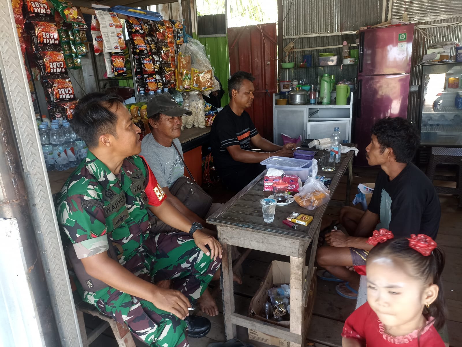 Komsos, Media Babinsa Koramil 1015-01/MH Selatan Untuk Jalin Silaturahmi Bersama Warga Binaan