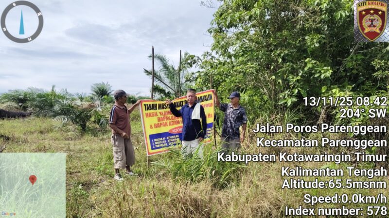Abdulah Membenarkan Tanah Ladang Berpindah Garapan Orang Parenggean Tahun 1952