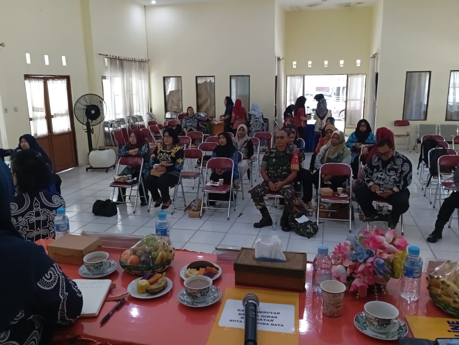 Tingkatkan Koordinasi, Babinsa Kodim 1016/Plk Hadiri Lokakarya Mini Lintas Sektoral