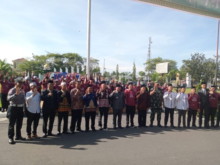 Dandim 1015/Sampit Hadiri Acara Pelepasan Peserta Kafilah MTQH Ke XXXIII.