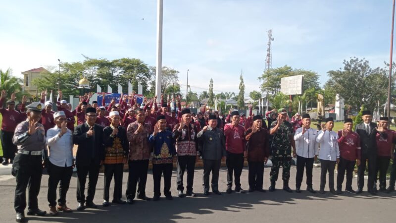 Dandim 1015/Sampit Hadiri Acara Pelepasan Peserta Kafilah MTQH Ke XXXIII.