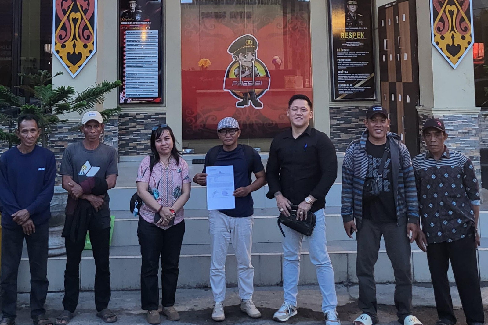 Kades Bapinang Hilir Laut Dilaporkan Warga ke Polres Kotim