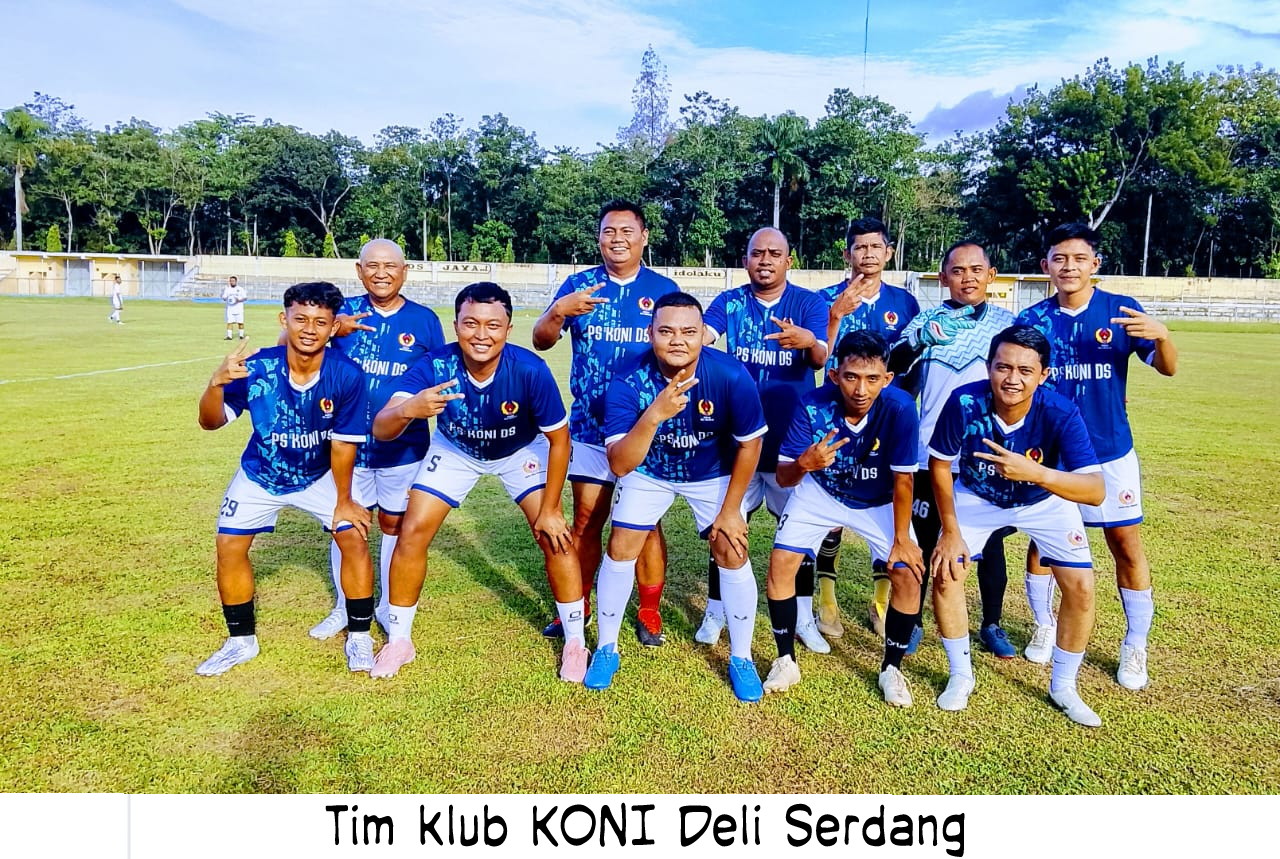 Pertandingan Persahabatan Sepakbola Klub KONI Deli Serdang VS Medan Lawyer FC Punya Cerita Tersendiri