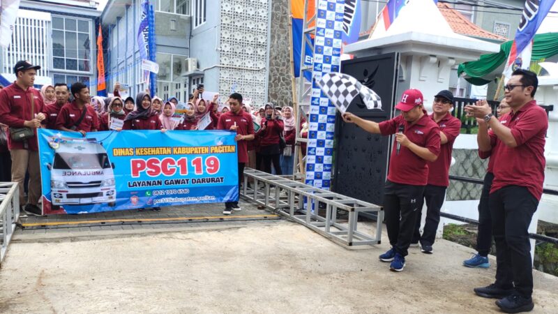 Sederhana.., Jalan Sehat dan Senam Warnai Peringatan HKN ke-61 di Pacitan, Dinkes Berharap Kesehatan Masyarakat Pacitan Lebih Baik.