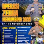 Tingkatkan Keselamatan di Jalan Raya, Polres Bangka Gelar Operasi Zebra Menumbing 2025