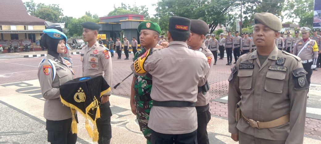 Dandim 1015/Sampit Hadiri Apel Gelar Pasukan Operasi Zebra Telabang Ta 2025