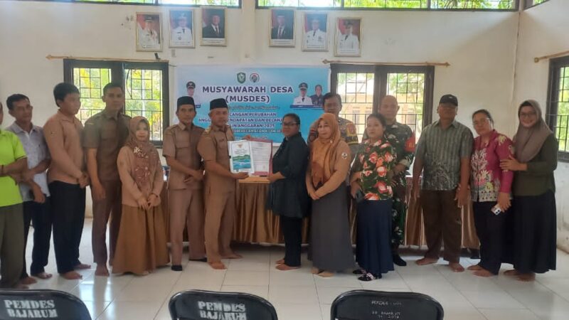Babinsa Koramil 1015-05/Kota Besi Hadiri Musyawarah RKPDes TA. 2025