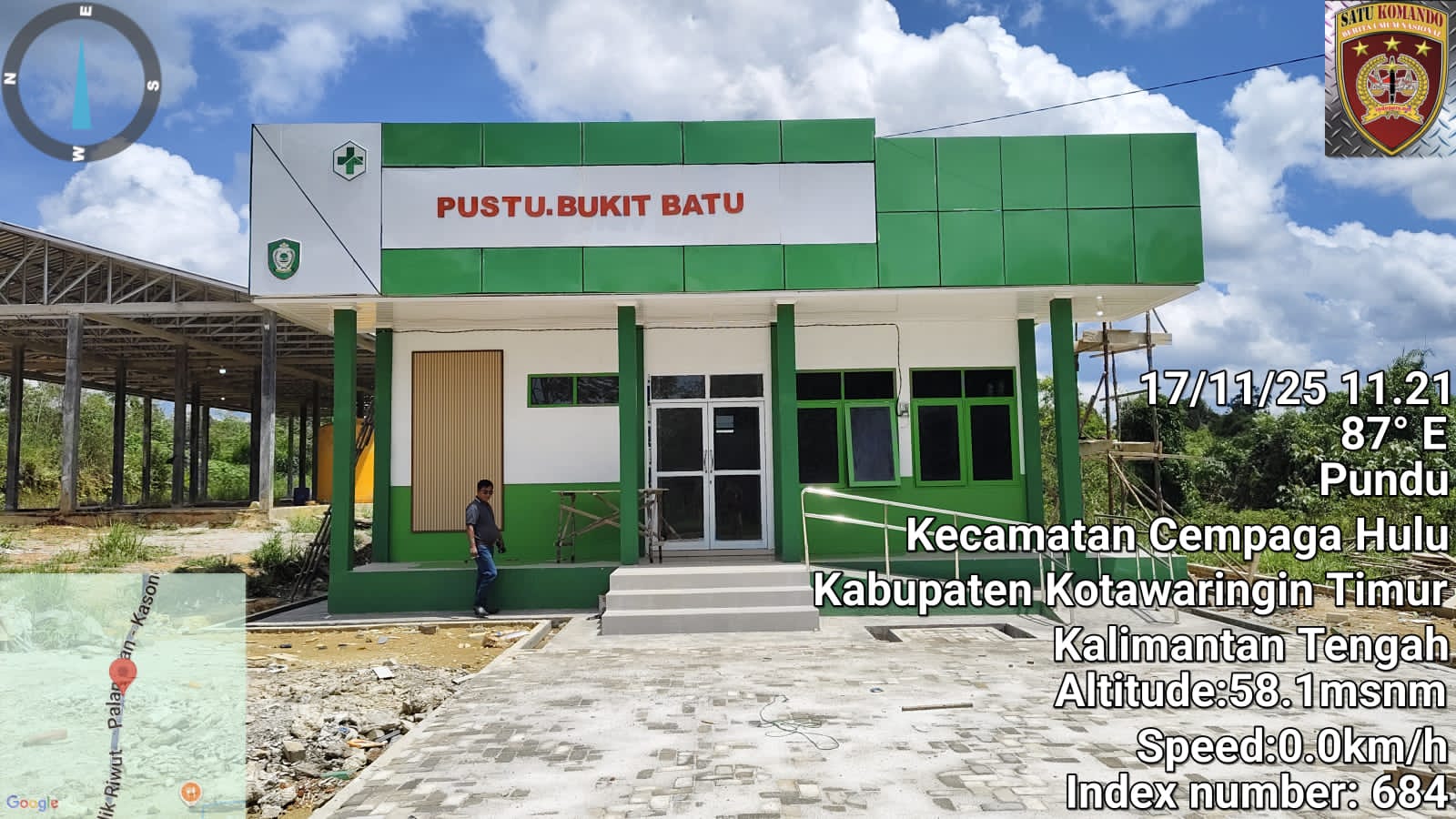Diduga Pembangunan Gedung Pustu Desa Bukit Batu Kecamatan Cempaga Hulu KOTIM Tidak Sesuai RAB