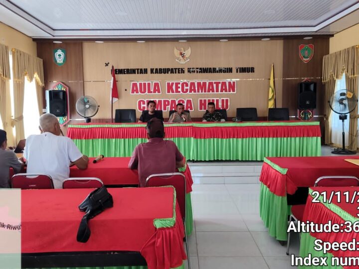 Mediasi Ke 3 Sengketa Lahan H. Darmawan Melawan Kades Pundu Diyoe Kecamatan Cempaga Hulu KOTIM