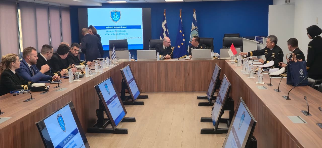 Bakamla RI dan Hellenic Coast Guard Bilateral Meeting 2025