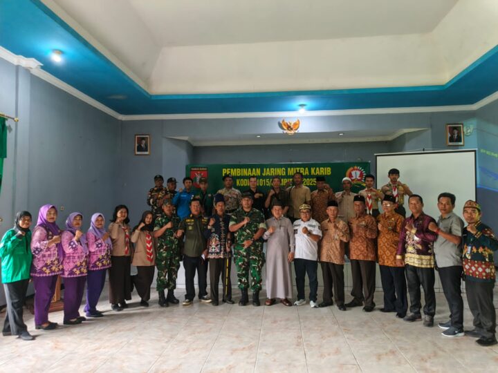 Komando Distrik Militer 1015/Sampit Gelar Pembinaan Jaring Mitra Karib