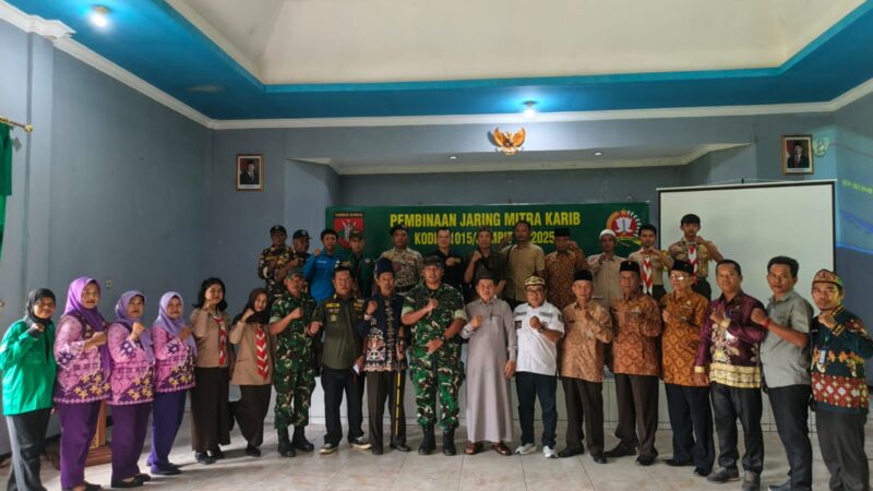 Komando Distrik Militer 1015/Sampit Gelar Pembinaan Jaring Mitra Karib