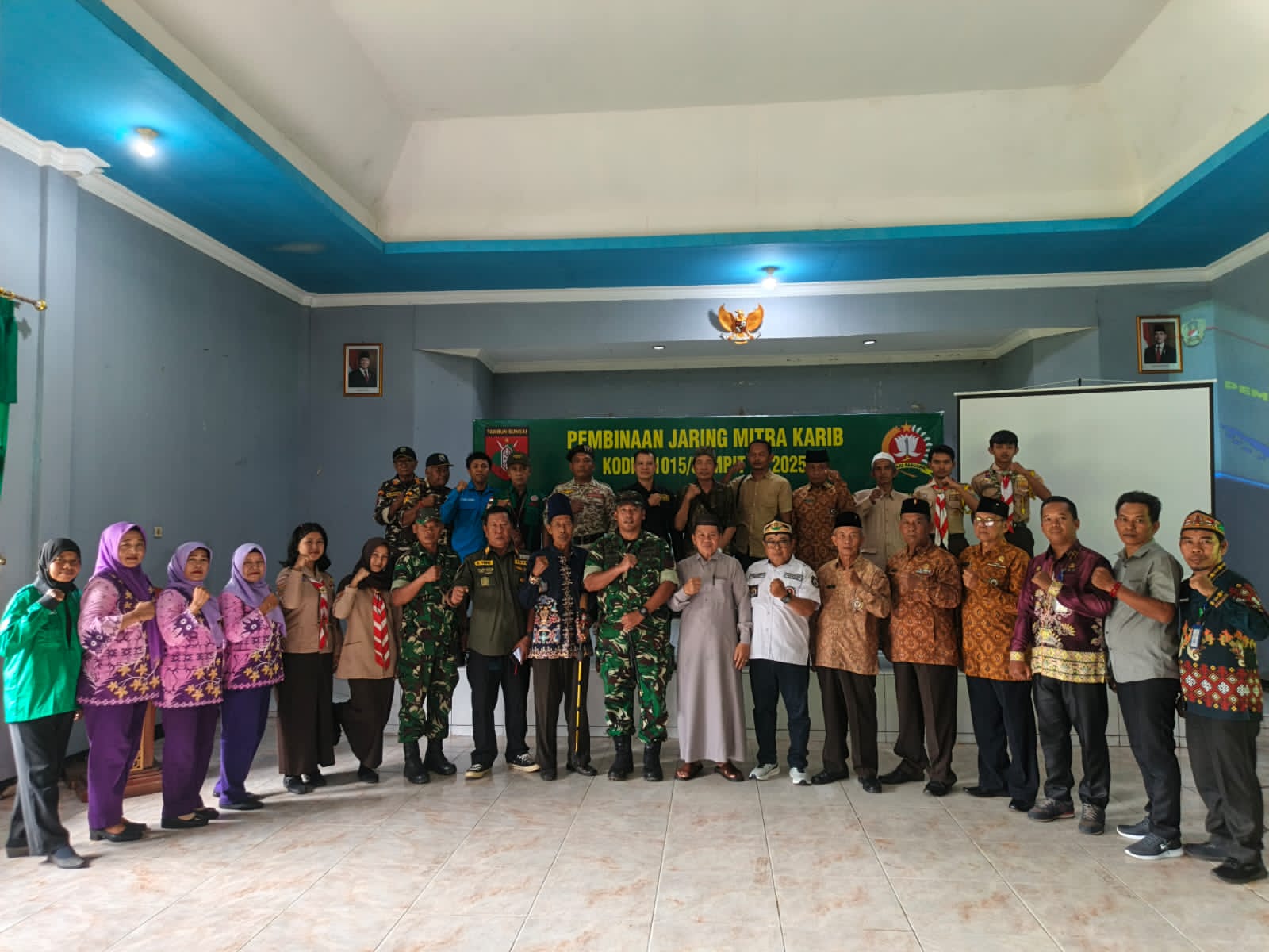 Komando Distrik Militer 1015/Sampit Gelar Pembinaan Jaring Mitra Karib