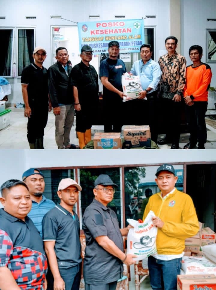 Wabup Lom Lom Suwondo SS Tetap Inten Pantau Pendistribusian Logistik Untuk Korban Bencana Banjir