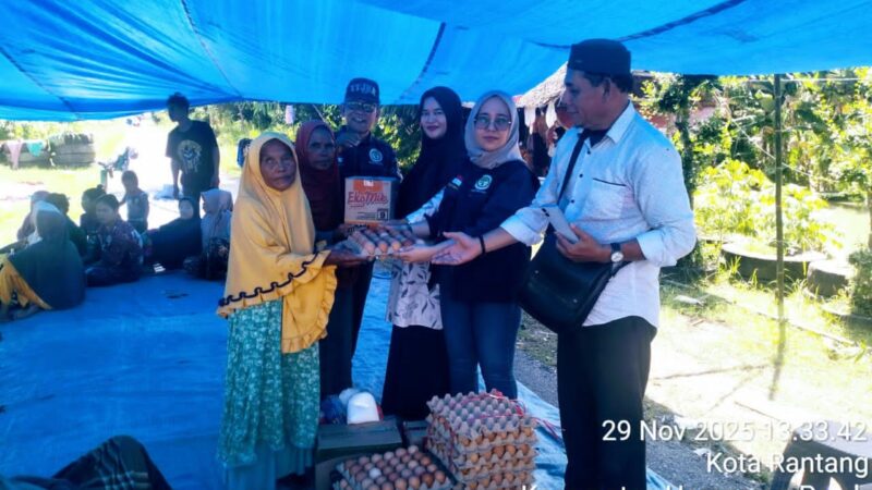 Yayasan Sosial PM Tabagsel Deli Serdang “Beri Bantuan Logistik Korban Banjir”