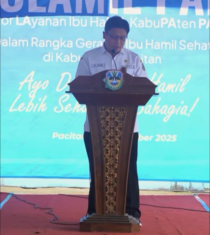 Dalam Rangka Mendukung Gerakan Ibu Hamil, Dinas Kesehatan Pacitan Gelar MOLAMIL PAPA.