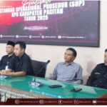 KPU Pacitan Gelar Kegiatan Sosialisasi Standar Operasional Prosedur (SOP) Tahun 2025.
