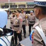 Polres Pelabuhan Tanjung Perak Surabaya Laksanakan Apel Gelar Pasukan Operasi Zebra Semeru 2025, Tekan Kecelakaan Lalin.