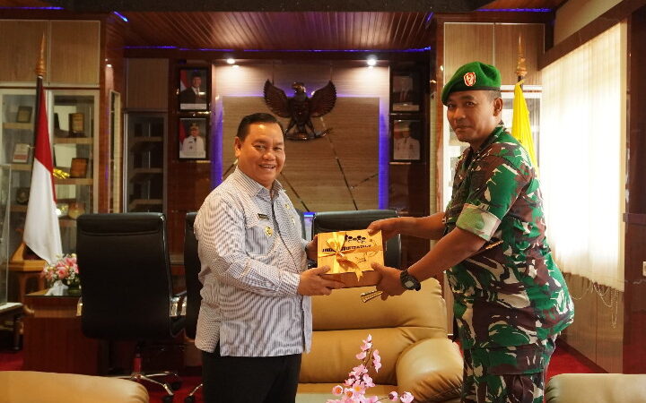 Komandan Kodim 1015/Sampit Silaturahmi ke Bupati Kotawaringin Timur