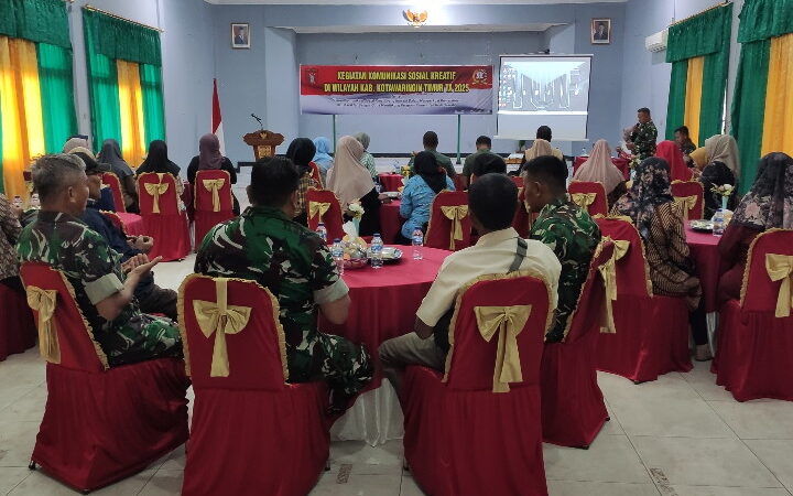 Kodim 1015/Sampit Gelar Kegiatan Komunikasi Sosial Kreatif Tahun 2025