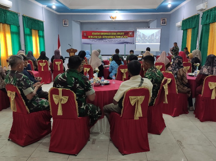 Kodim 1015/Sampit Gelar Kegiatan Komunikasi Sosial Kreatif Tahun 2025