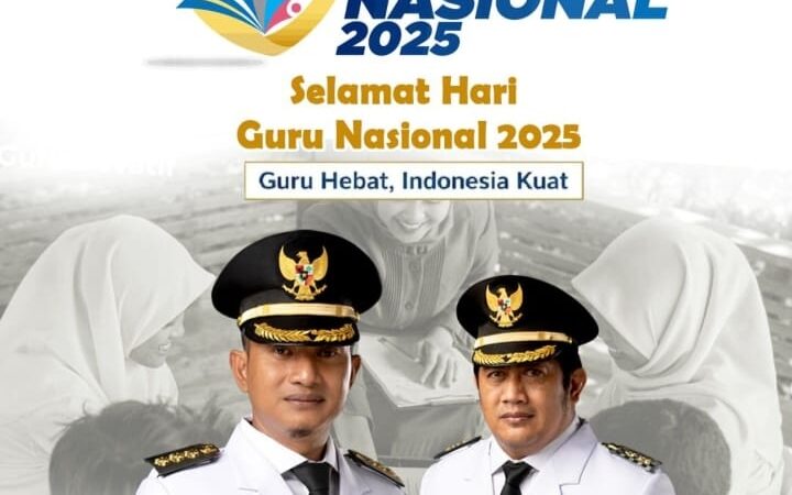 Pemkab Pacitan Ucapkan Selamat Hari Guru Nasional 2025.