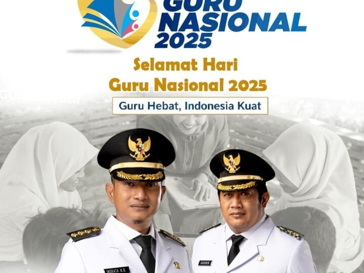 Pemkab Pacitan Ucapkan Selamat Hari Guru Nasional 2025.