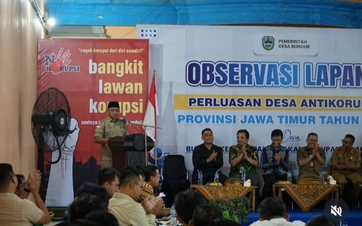 Desa Bungur Kecamatan Tulakan Pacitan Jalani Observasi Lapangan Perluasan Desa Antikorupsi 2025