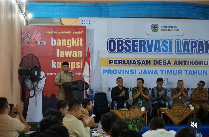 Desa Bungur Kecamatan Tulakan Pacitan Jalani Observasi Lapangan Perluasan Desa Antikorupsi 2025