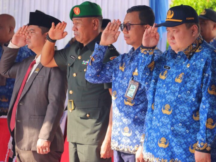 Kodim 1015/Sampit Berpartisipasi Pada Upacara HUT ke-54 KORPRI Tahun 2025 di Kabupaten Seruyan