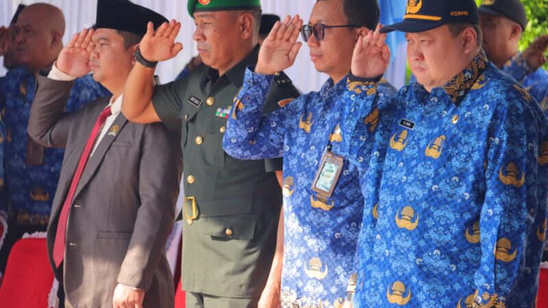 Kodim 1015/Sampit Berpartisipasi Pada Upacara HUT ke-54 KORPRI Tahun 2025 di Kabupaten Seruyan