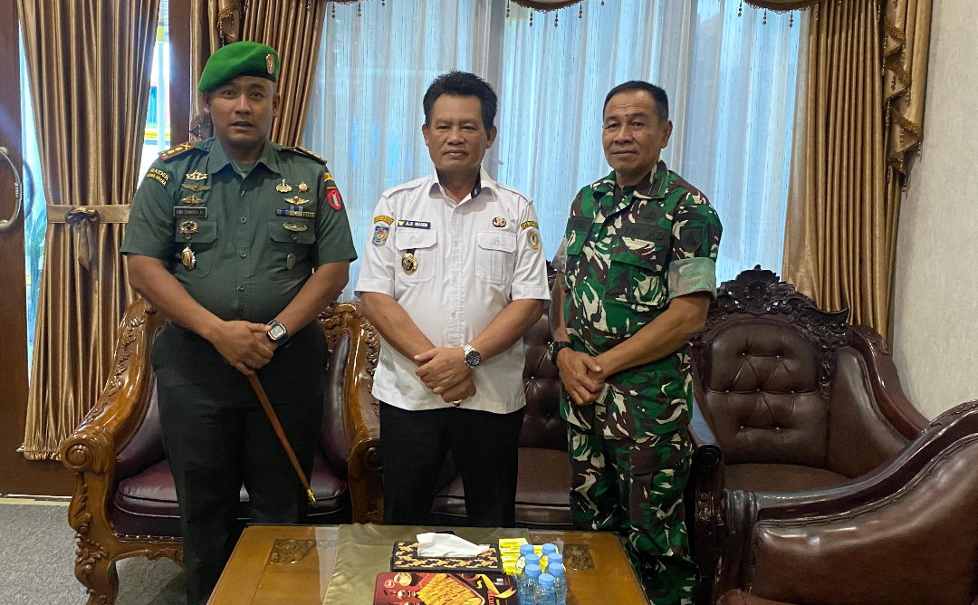 Komandan Kodim 1015/Sampit Silaturahmi ke Bupati Seruyan