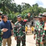 Satgas Gulbencal Yonzipur I/BB Mulai Bangun Jembatan Bailey di Garoga