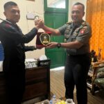 Tingkatkan Sinergitas TNI-Porli, Dandim 1015/Sampit melaksanakan Audiensi dengan Danyon B Pelopor Sat Brimob Polda Kalteng di Makodim 1015/Sampit