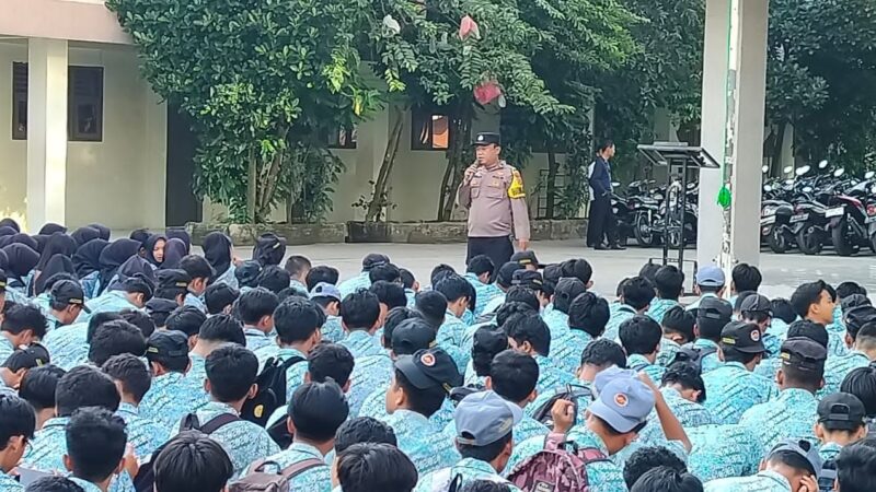 Polsek Panongan Berikan Arahan Kamtibmas kepada Siswa SMK Citra Nusantara