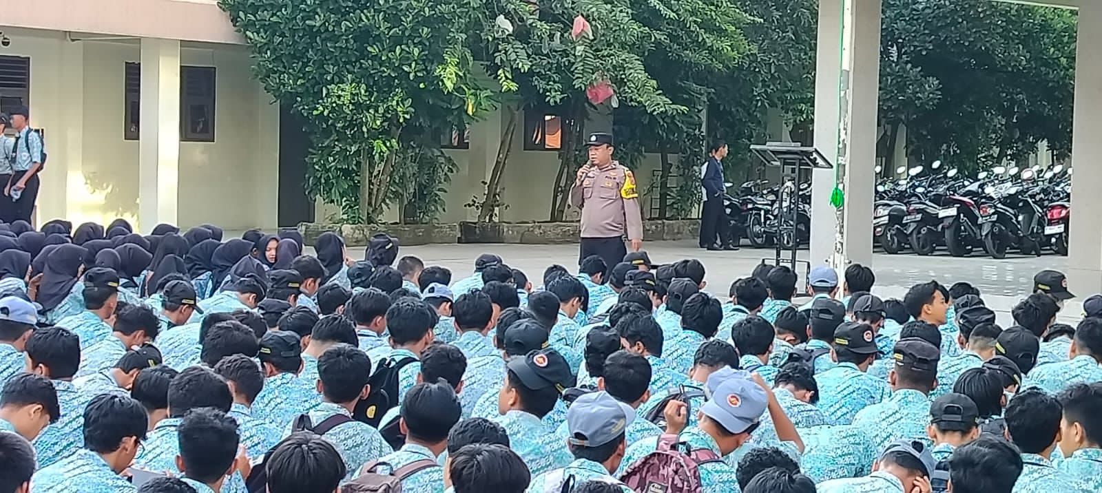 Polsek Panongan Berikan Arahan Kamtibmas kepada Siswa SMK Citra Nusantara